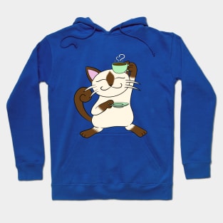 Lucky Coffee Cat has Appeared Hoodie